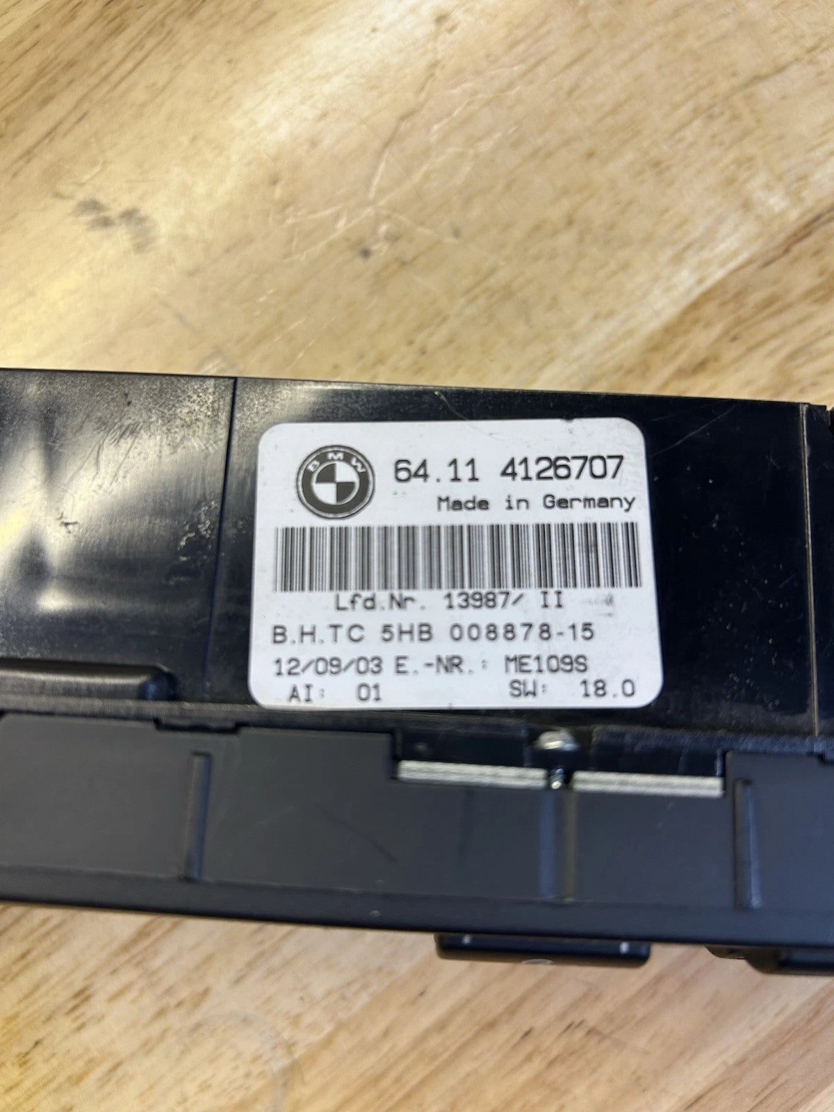 00-06 BMW E46 325I 330I 323I M3 OEM AUTO HEATER A/C AC CLIMATE CONTROL UNIT